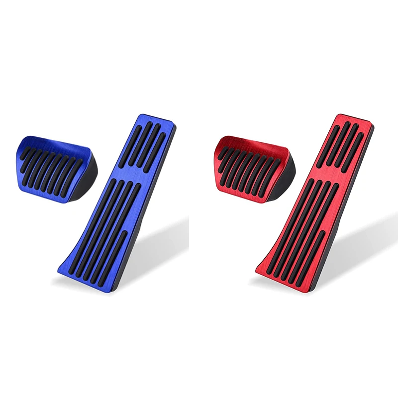 Anti-Slip Foot Pedals Aluminum Brake And Gas Accelerator Pedal Cover Pad For 1 2 3 4 5 6 7 Series X3 X4 X5 X6 X7