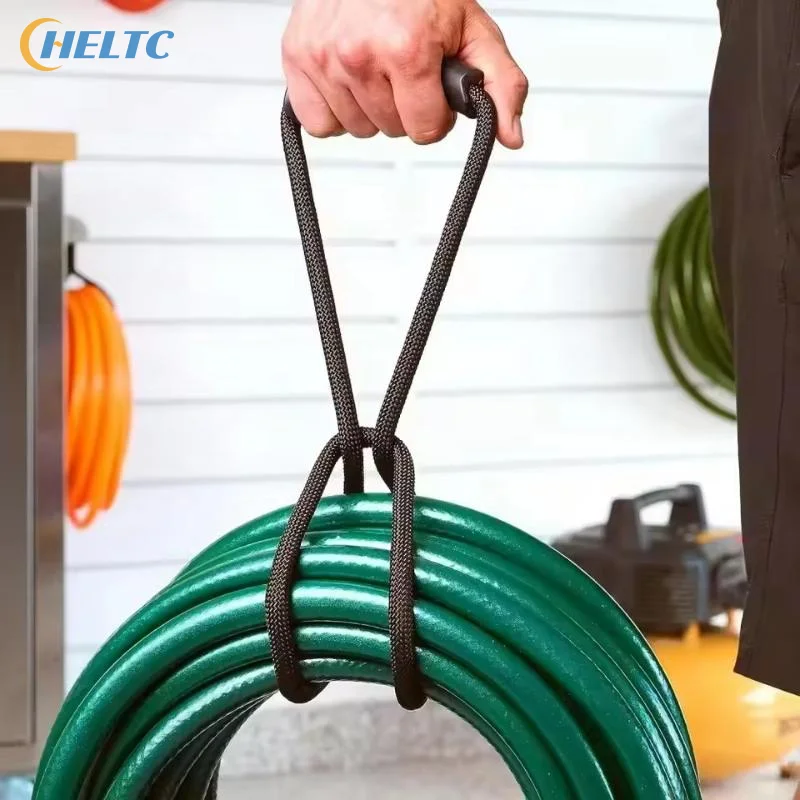 1PCS/3PCS Black Storage Strap With Handle Extension Air/Water Hose Organizer For Garage Boat Storage Elastic Band