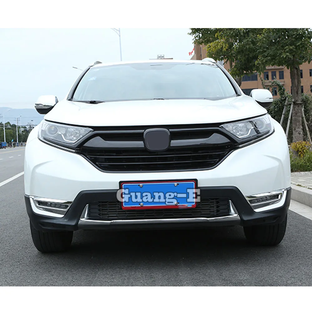Front Middle Grille Covers for Honda CRV CR-V 2017-2020 2021-2022 Car Mark Logo Center Grid Racing Grills Accessories Decoration