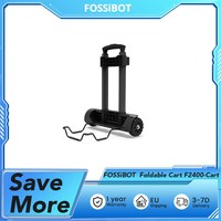 FOSSiBOT F2400-Cart, 2 Durable Dual Ball Bearing Wheels, Portable and Foldable, 3-Level Adjustable Handle