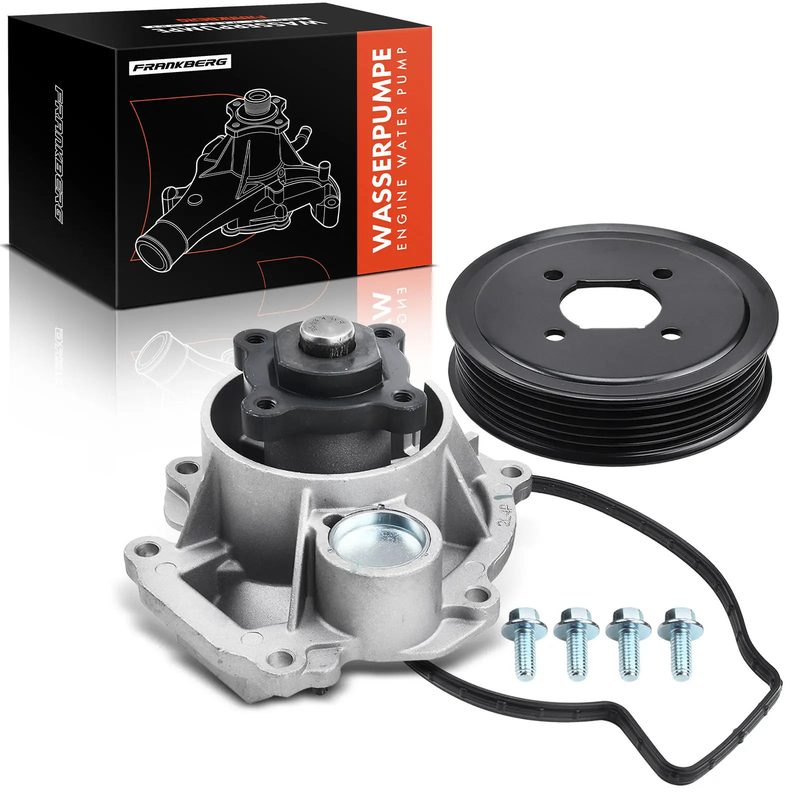 Frankberg 1x Waterpomp koelwaterpomp voor Opel Astra J Insignia A Zafira Tourer C 1.6L 95522327 55585428 1334197