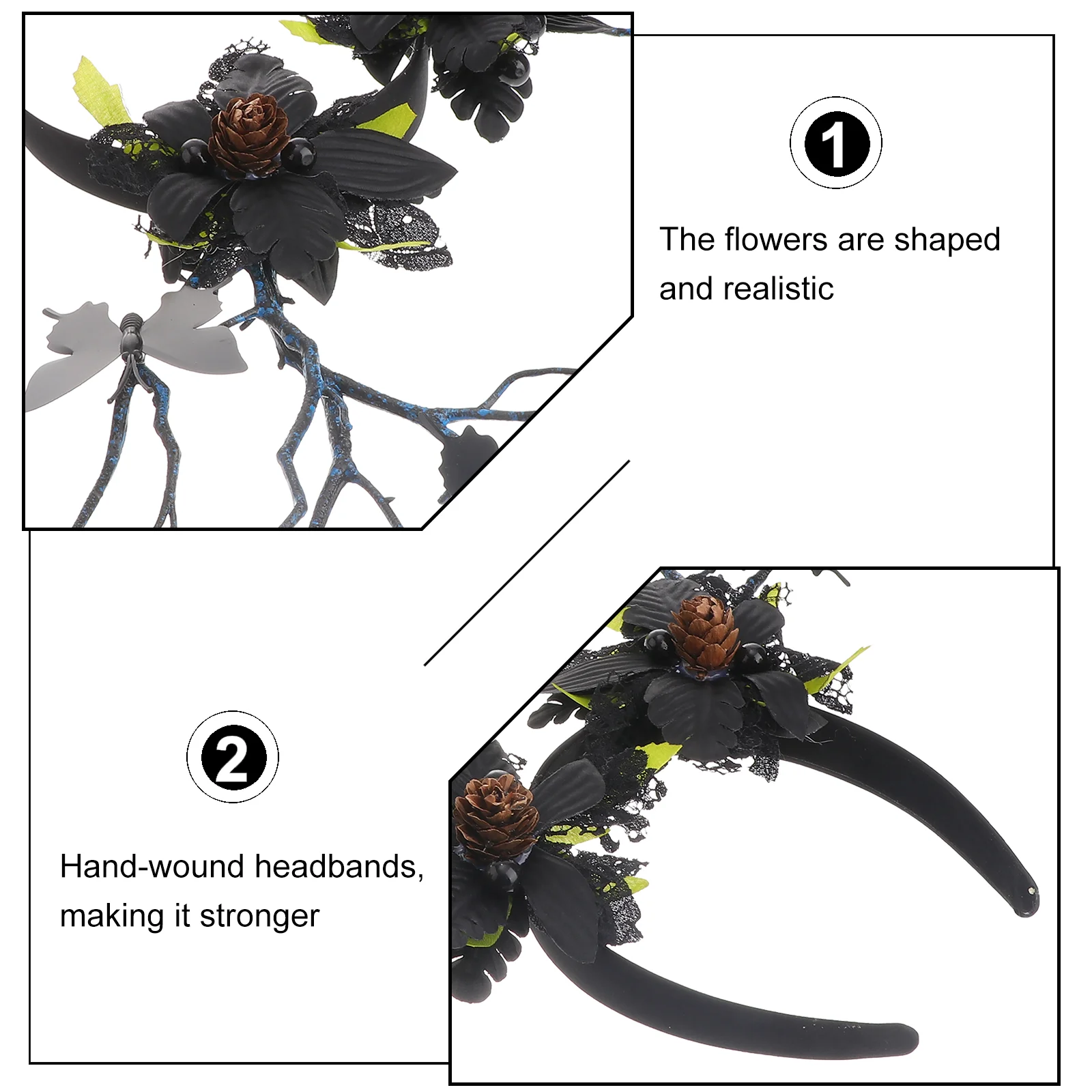 Headband Halloween Prop Leaves Hairband Creative Hoops Antlers Dance Party Polyester Christmas Deer Headpiece Bride Bands