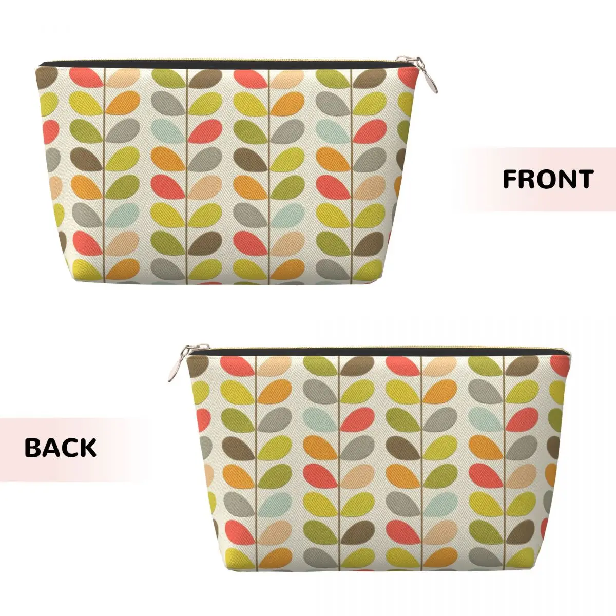 Custom Orla Kiely Makeup Bag for Women Travel Cosmetic Organizer Kawaii Scandinavian Flowers Multi Stem Storage Toiletry Bags