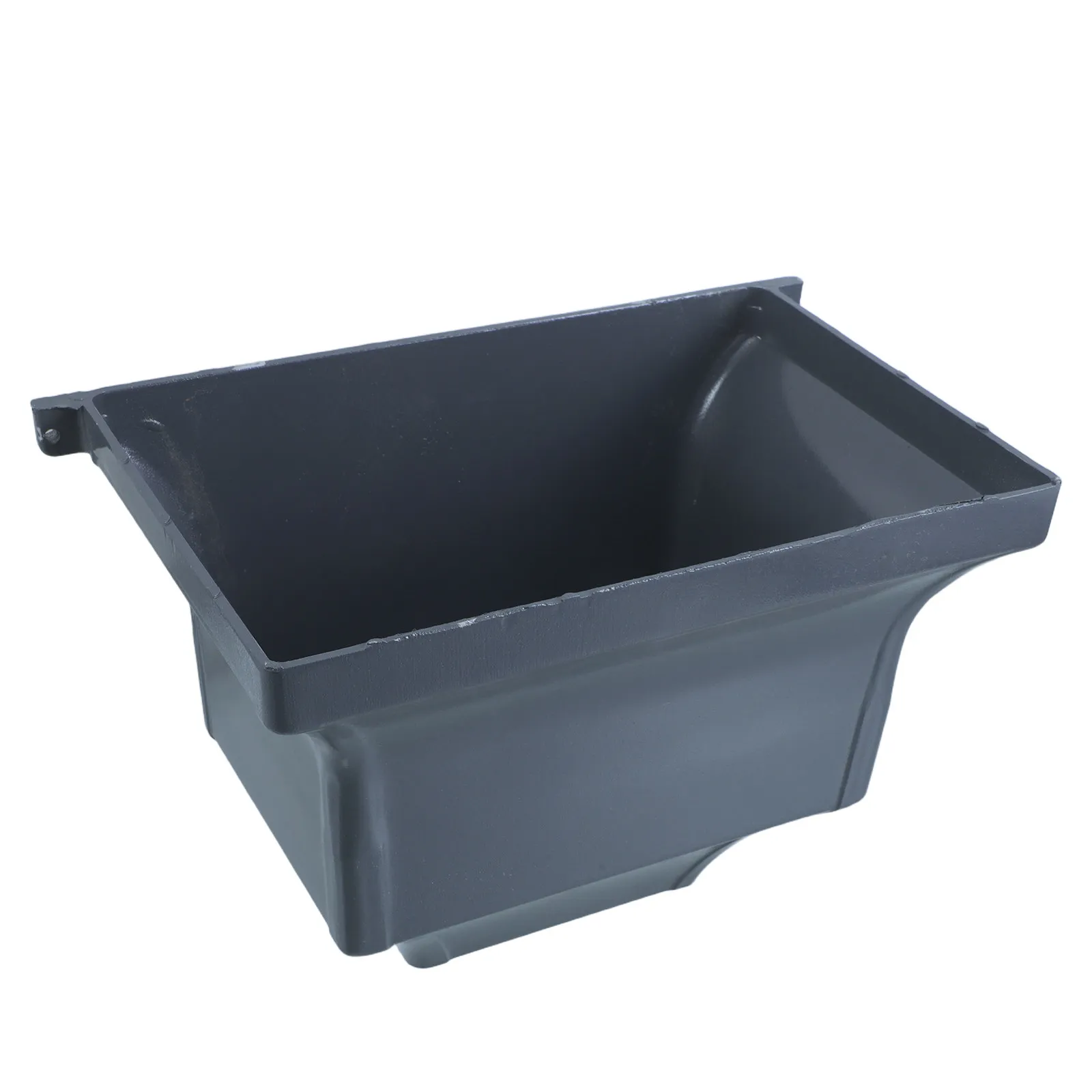 

Grey Aluminum Alloy Rain Diverter for Roof Yard Slope Downspout Diverter Gutter Fitting 30x22x18cm Modern Aesthetic Rainwater