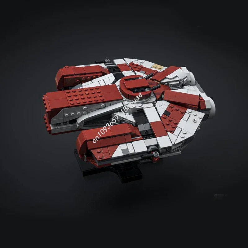 998 elementów Star Battle Ebon Hawk Falcon Model Statecznika Kosmicznego Klocki Konstrukcyjne DIY Kreatywny Zestaw Edukacyjny Prezent dla Dzieci