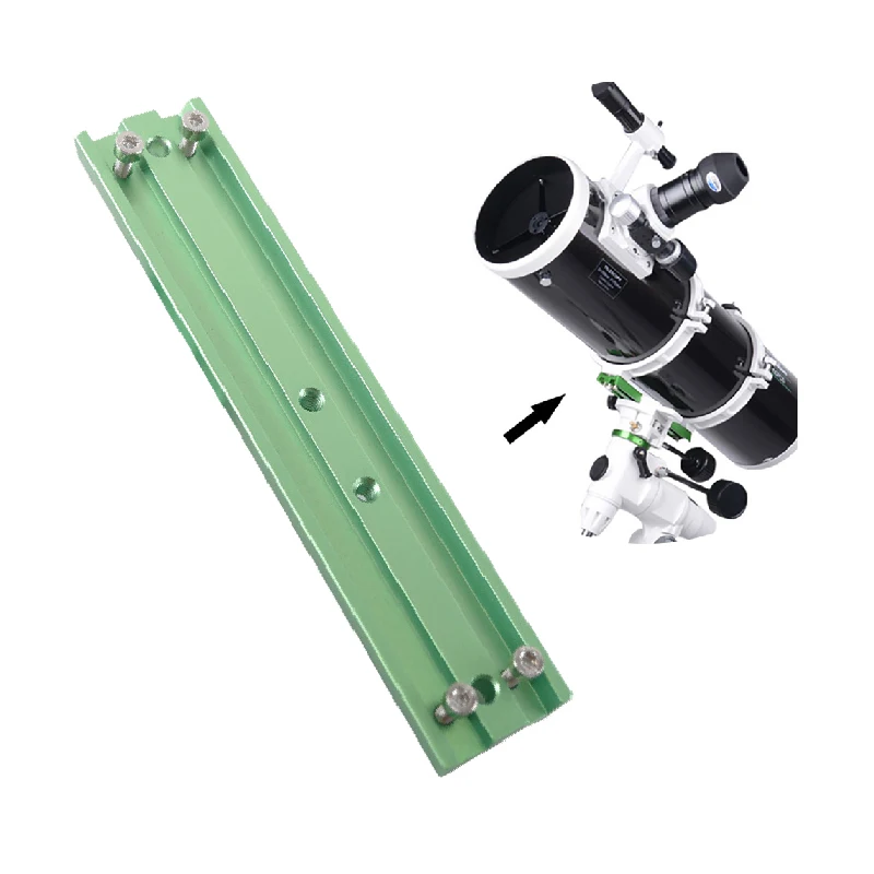 

210mm Dovetail Guide Optics Mount Screwed For Skywatcher/Celestron Telescope Connect Equatorial Mount Dovetail Rail Bridge Plate