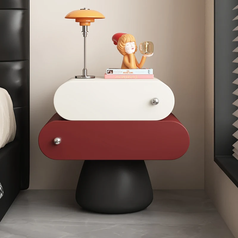 Customizable Comodino da caffè unico Simpatico arredamento in legno Comodino salvaspazio Alla moda Librero Camera da letto Mesa
