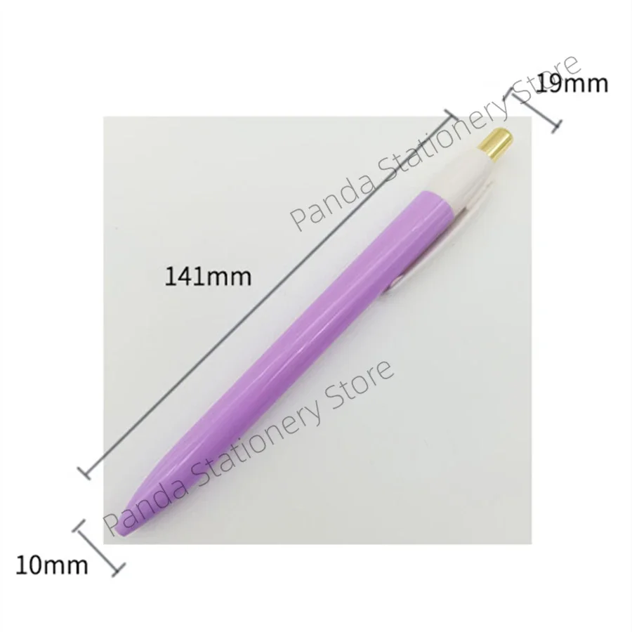 10pcs/lot Pressed Plastic Custom Ballpoint Pens Business Gifts Advertising School Exams Stationery Signature Pens Wholesale