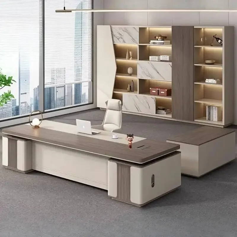 

Stationary Drawers Office Desks Asthetic Luxury White Executive Office Desks Conference Workstation Escritorios De Oficina Home