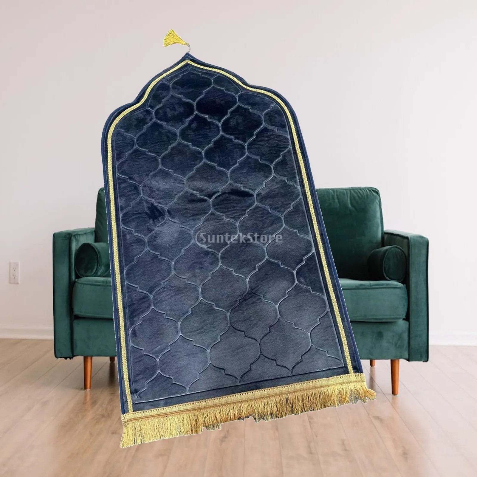 Tapis de prière épais pour la maison, tapis de prière islamique pour se préparer à genoux