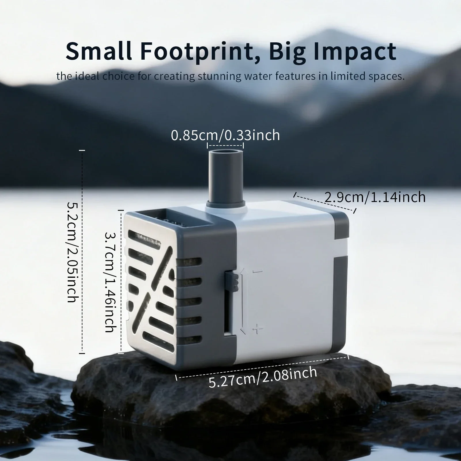 Ultra Quiet USB Aquarium Fish Tank Filtration Pump Mini Pet Fountain Submersible Adjustable Flow Water Circulation Pump 5V 5W