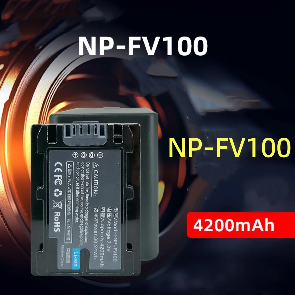 4200Mah NP-FV100 FV…