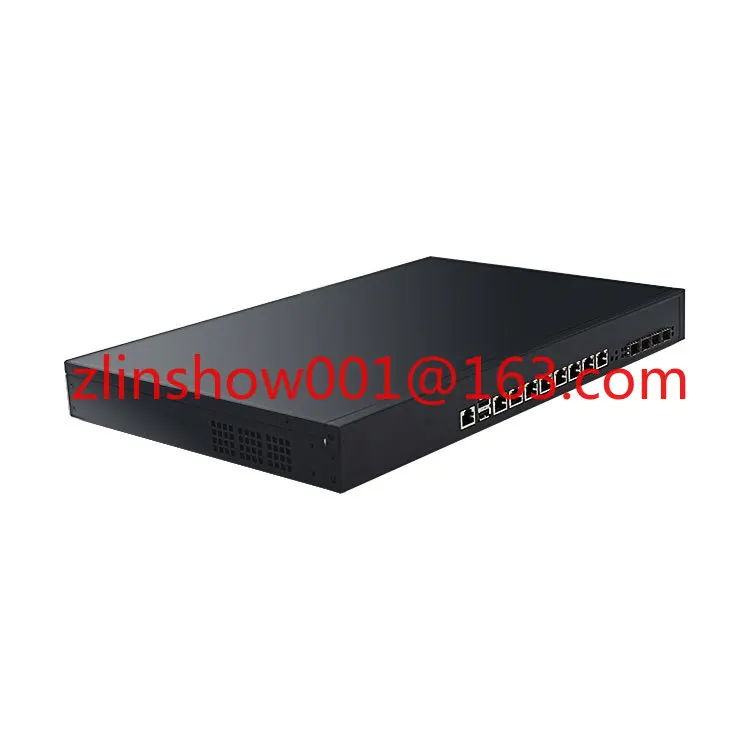 1U Firewall Router Pc Barebone 8 Lan Port Optional 2 Sfp 10g I3 I5 I7 I9 Xeon CPU Network Chip 1g 10g Rackmount Router Firewall