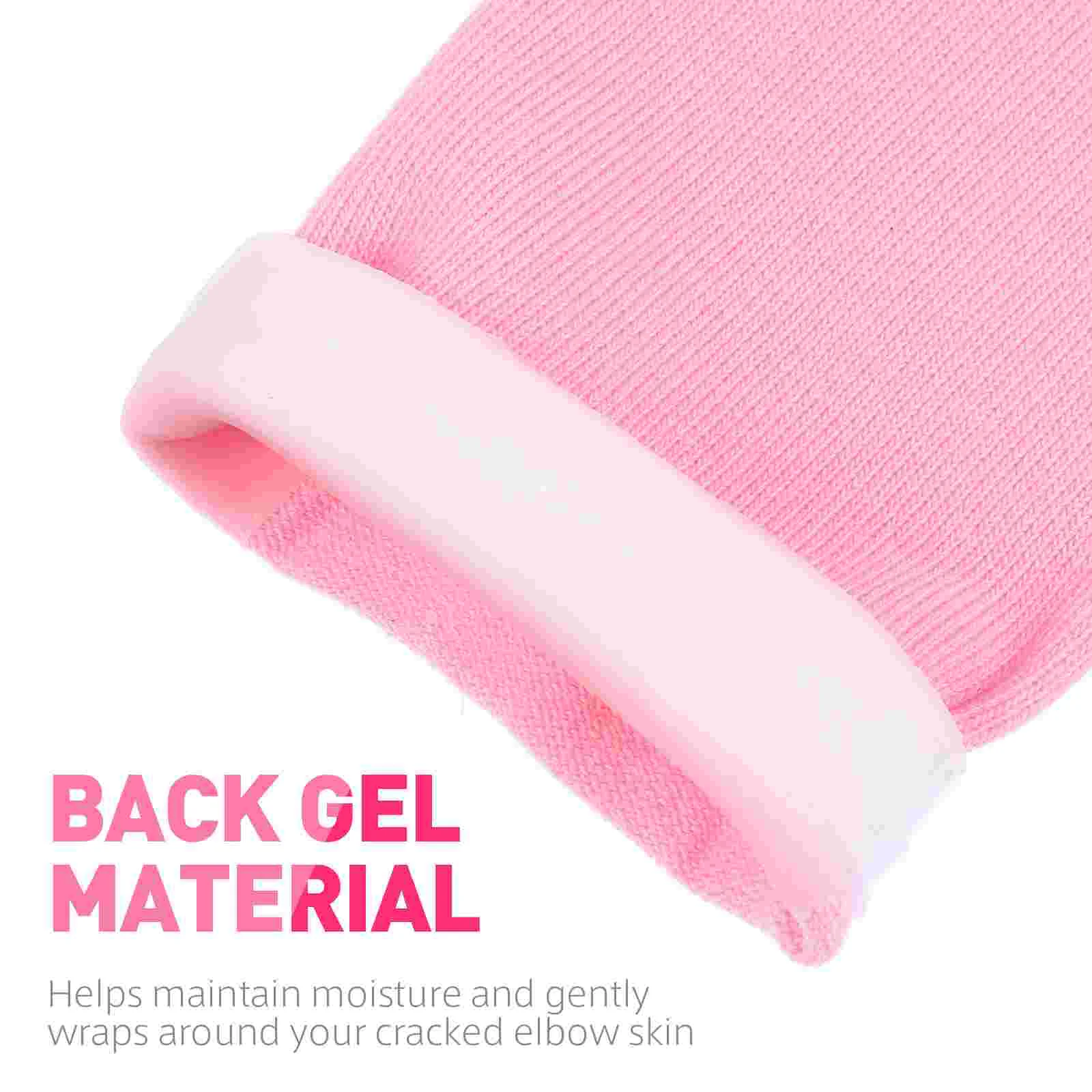 Hand Elbow Sleeve Moisturize Heel Protectors for Pressure Sores Pink Cool Arm Men Women