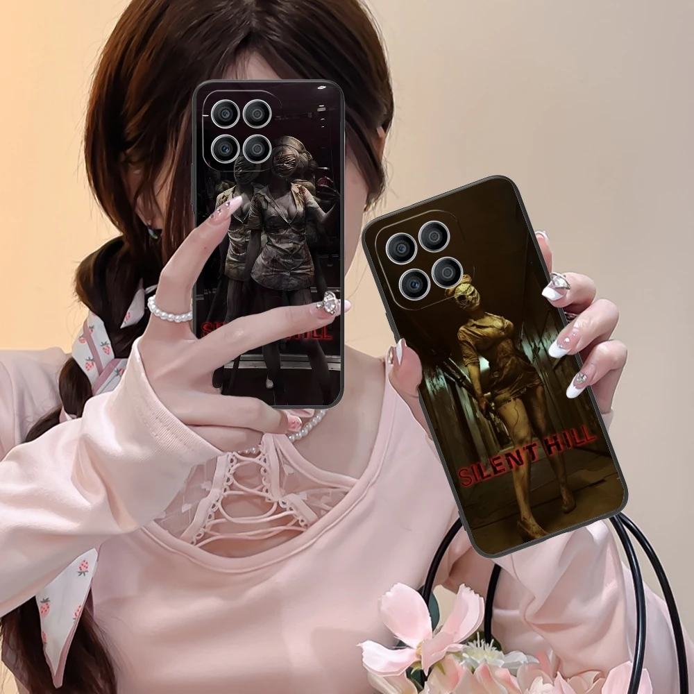 Silent Hill Nurses Mobile Cell Phone Case for Huawei Honor 90 80 70 60 50 30 20 10 9 8 7 Pro S SE Lite 5G Black Cover Shell