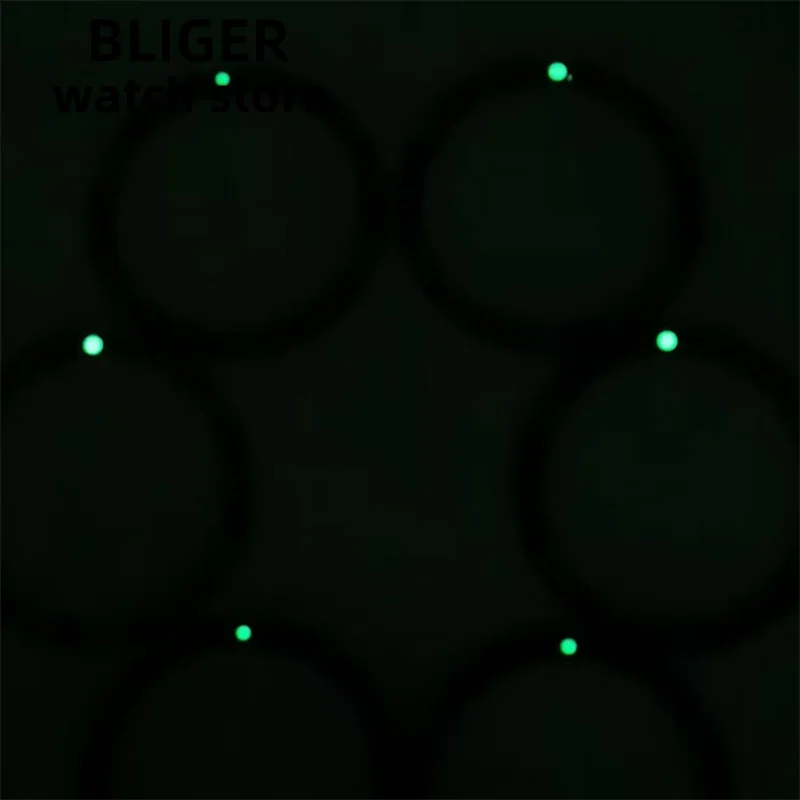 BLIGER Greenwich tipe 39.5mm Bezel jam tangan aluminium kualitas tinggi dua warna sisipan Bezel untuk bagian casing jam 40mm