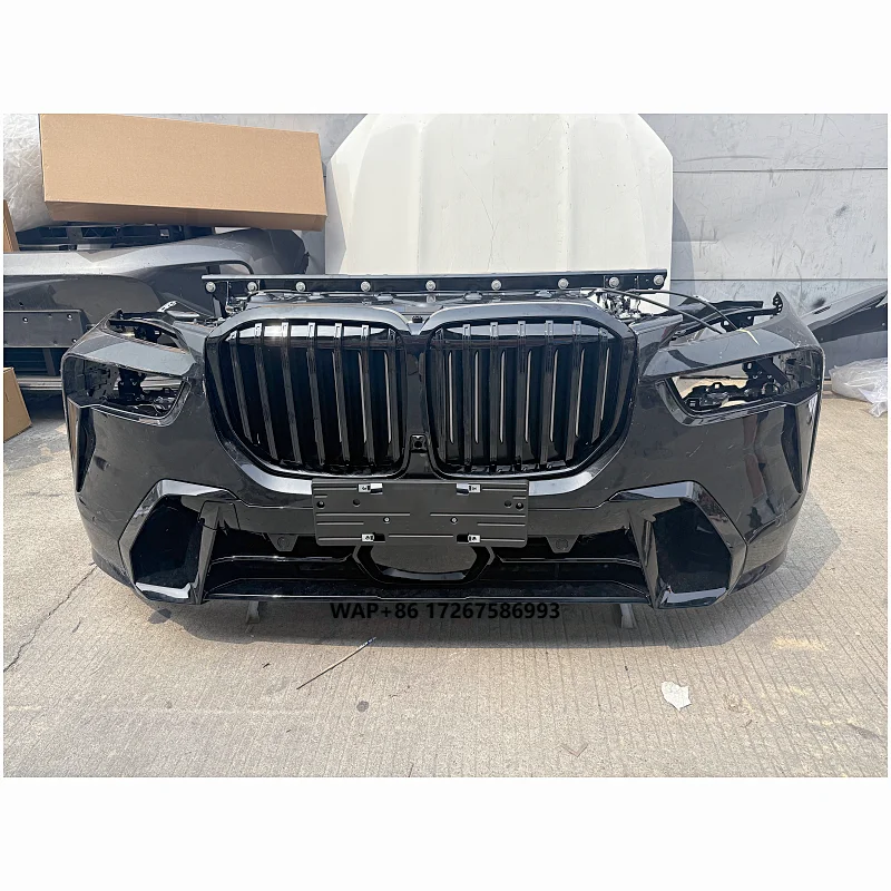 

Used for X7 GG07LCI Car Front Bumper Kit, G07 Bumper with Radiator Electronic Fan, Original Second-hand