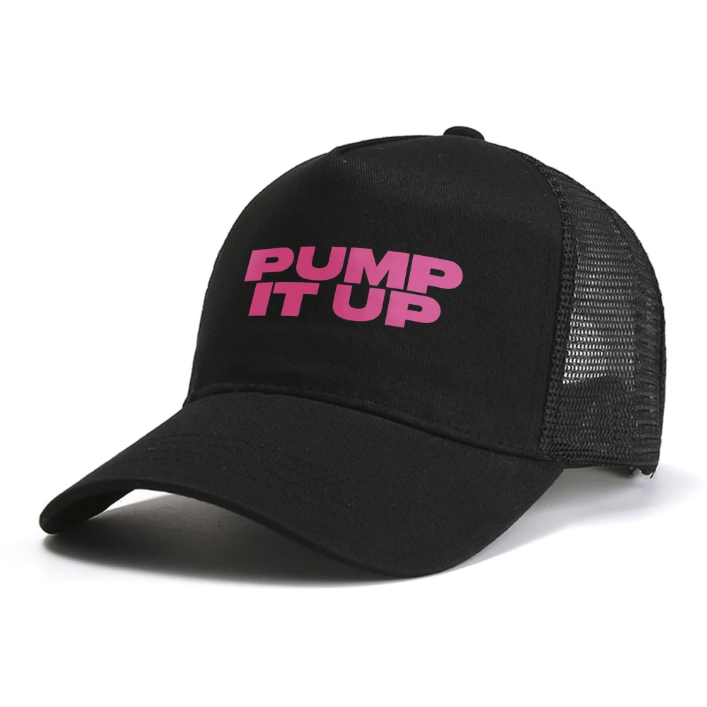 Gorra Pump It Up Pink, gorras de béisbol The Substance Horror Movie, gorras de béisbol informales para hombres y mujeres, gorra Snapback, gorras Trucker de malla ajustables