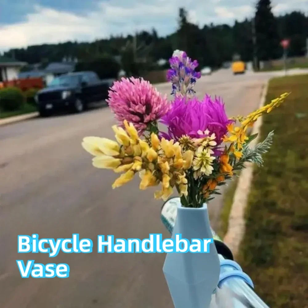 

1 шт., ваза на руль велосипеда, мини-ваза, силиконовая без цветов, забавная декоративная ваза, аксессуары для велосипеда