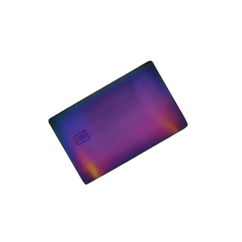 أفضل سعر من المصنع مخصص 4442 و4428 فتحة رقاقة شريط مغناطيسي فيزا بطاقة ائتمان معدنية فارغة مع الباركود