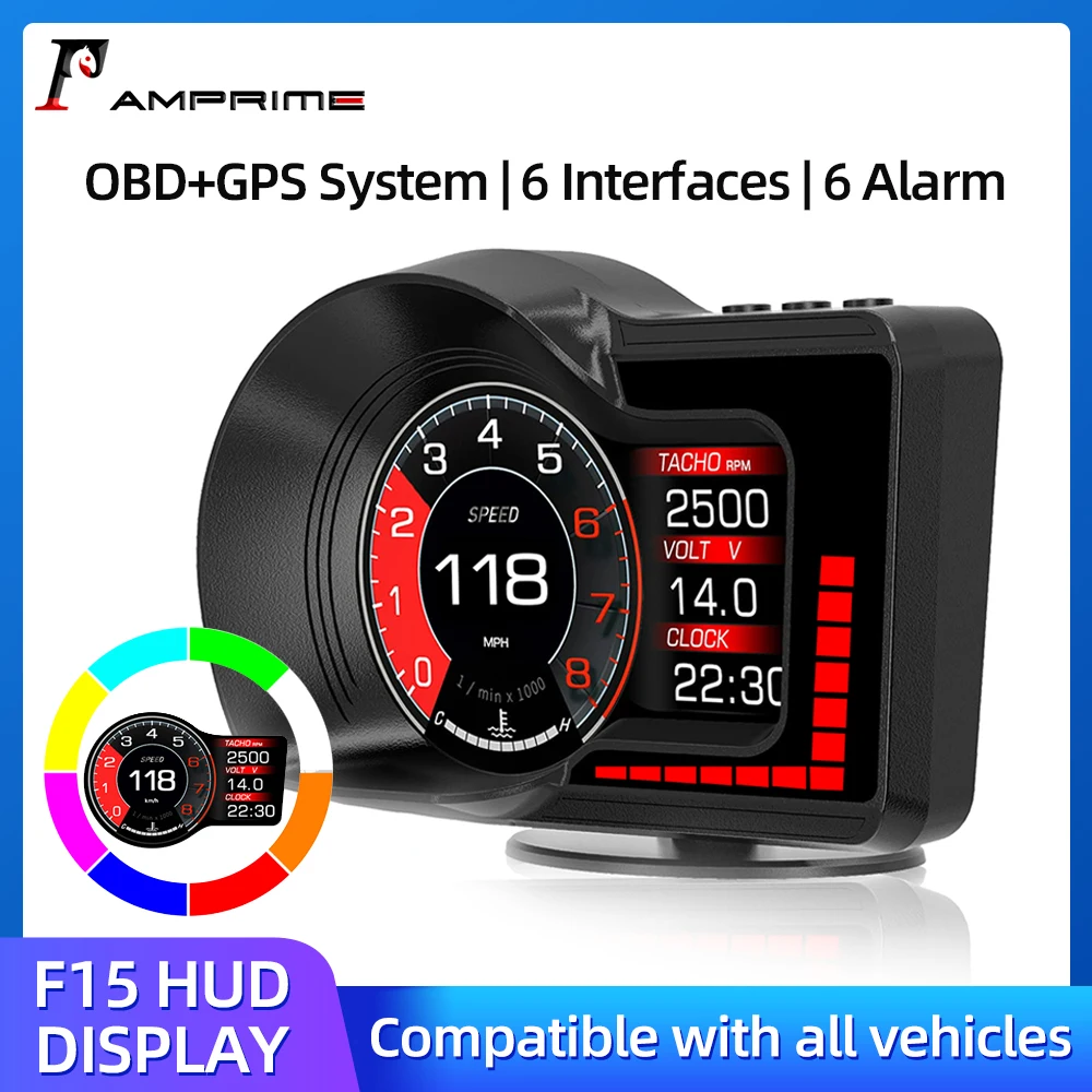 Cilometro su HUD: L’AMPrime F15 OBD2+GPS è davvero l’opzione migliore per visualizzare la velocità in tempo reale sulla tua auto?