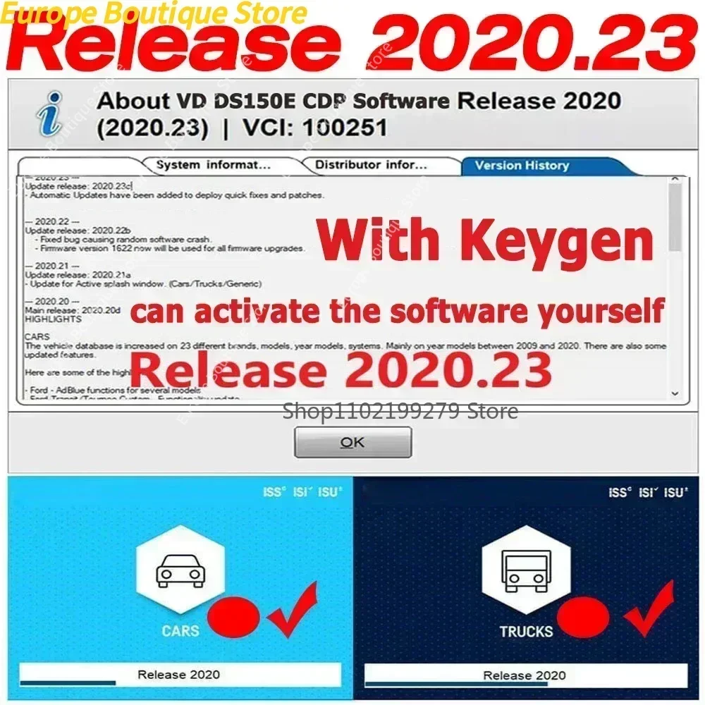 Najnowszy skaner 2021.11 Keygen 2020.23 Vd NOWY cdd z Bluetooth do TNESF DELPHIS ORPDC Obd2 Narzędzia Diagnostyczne do Samochodów Osobowych i Ciężarowych