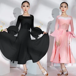 Waltz Ballroom Dance Performance Dresses Kids Samba National Standard Latin Dance Costume Chidren'S Competition Clothes SL9903