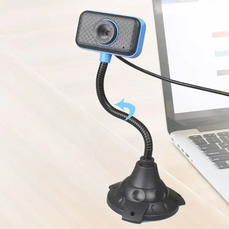 1080P Wide Application Webcam for Dormitory Tabletop Home and Office Computer High Definition Camera with Built-in Microphone