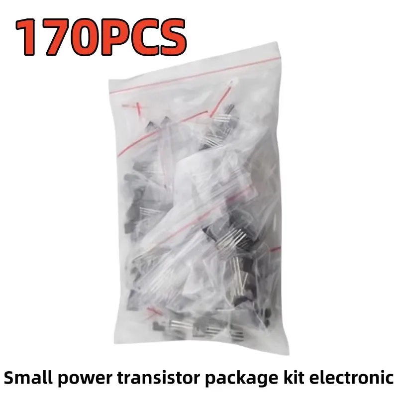 170PCS 17values*10PCS Small power transistor package kit electronic S9012 S9013 S9014 S9015 S9018 A1015 C1815 A42 S8050 S8550