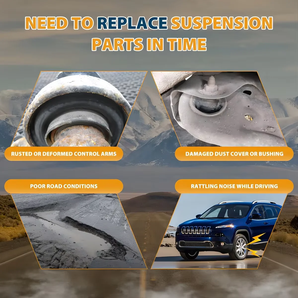 Svenubee التحكم الأسلحة التعادل قضيب نهاية استقرار الروابط 8 قطعة مجموعات لفورد فوكس C-Max 2012 2013 2014 2015 2016 2017 2018 K750554