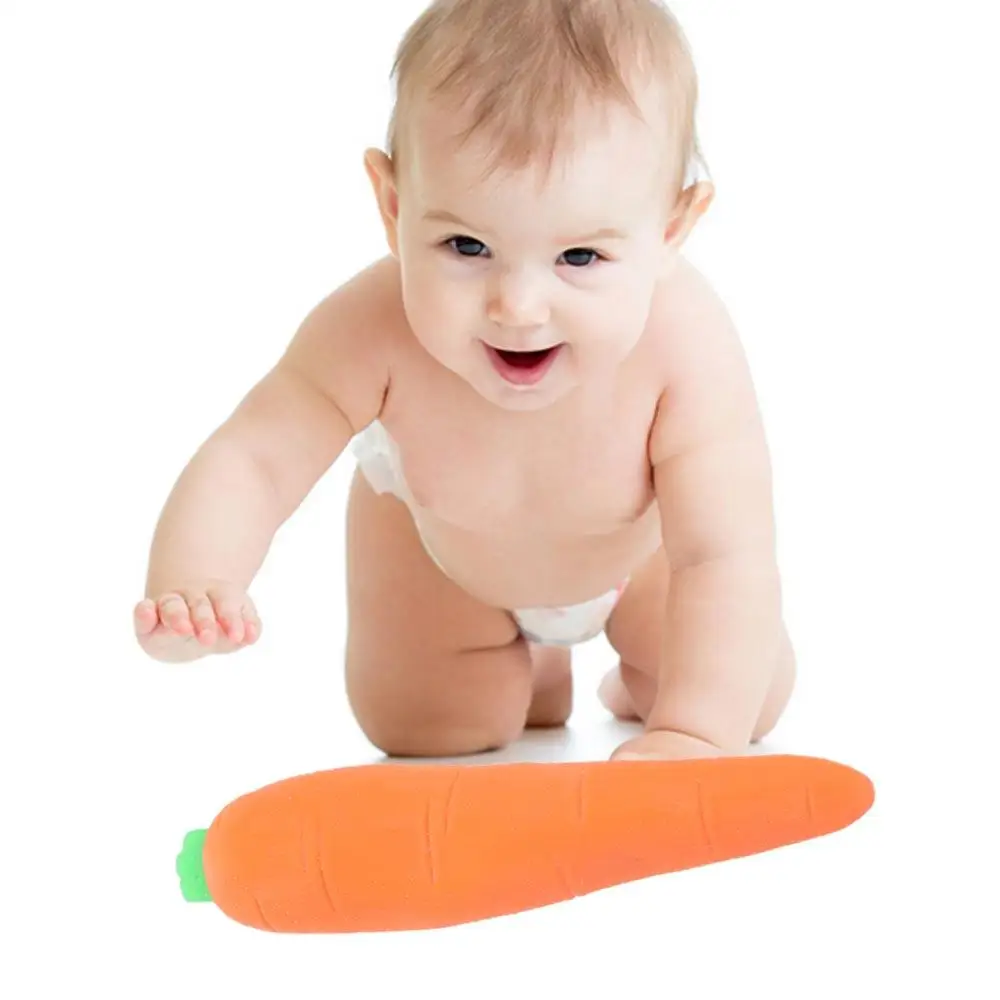 Anti Druck Spielzeug Gemüse Karotte Prise Spielzeug Speicher Sand Orange Karotte Quetschen Spielzeug Weichen Klebstoff Karotte Kinder Spielzeug