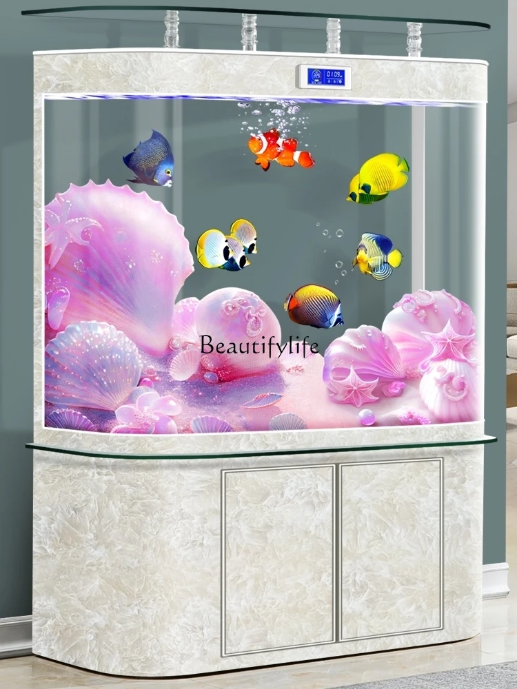 Oxygen Filter All-in-One Machine Landscape Living Room Floor Fish Tank Change Water Bottom Filter