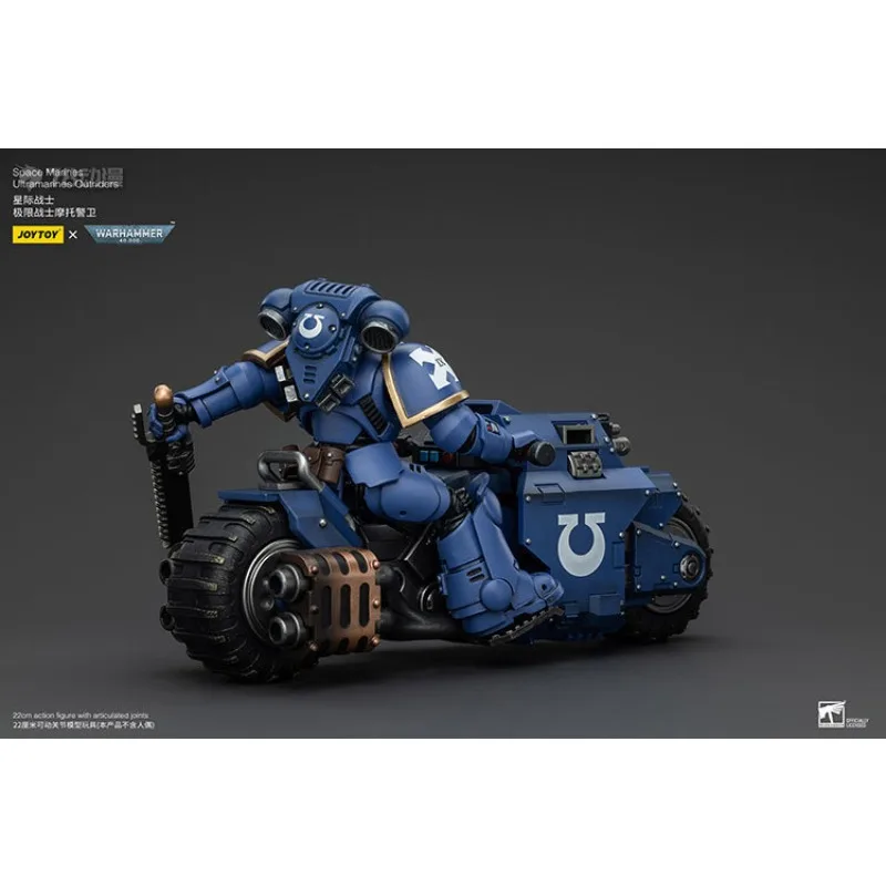 JOYTOY Oryginalna seria JOYTOY X Warhammer 40K U-Team [wersja 3.0] Extreme Warrior Osłona motocykla Cartenos Brothers Collect