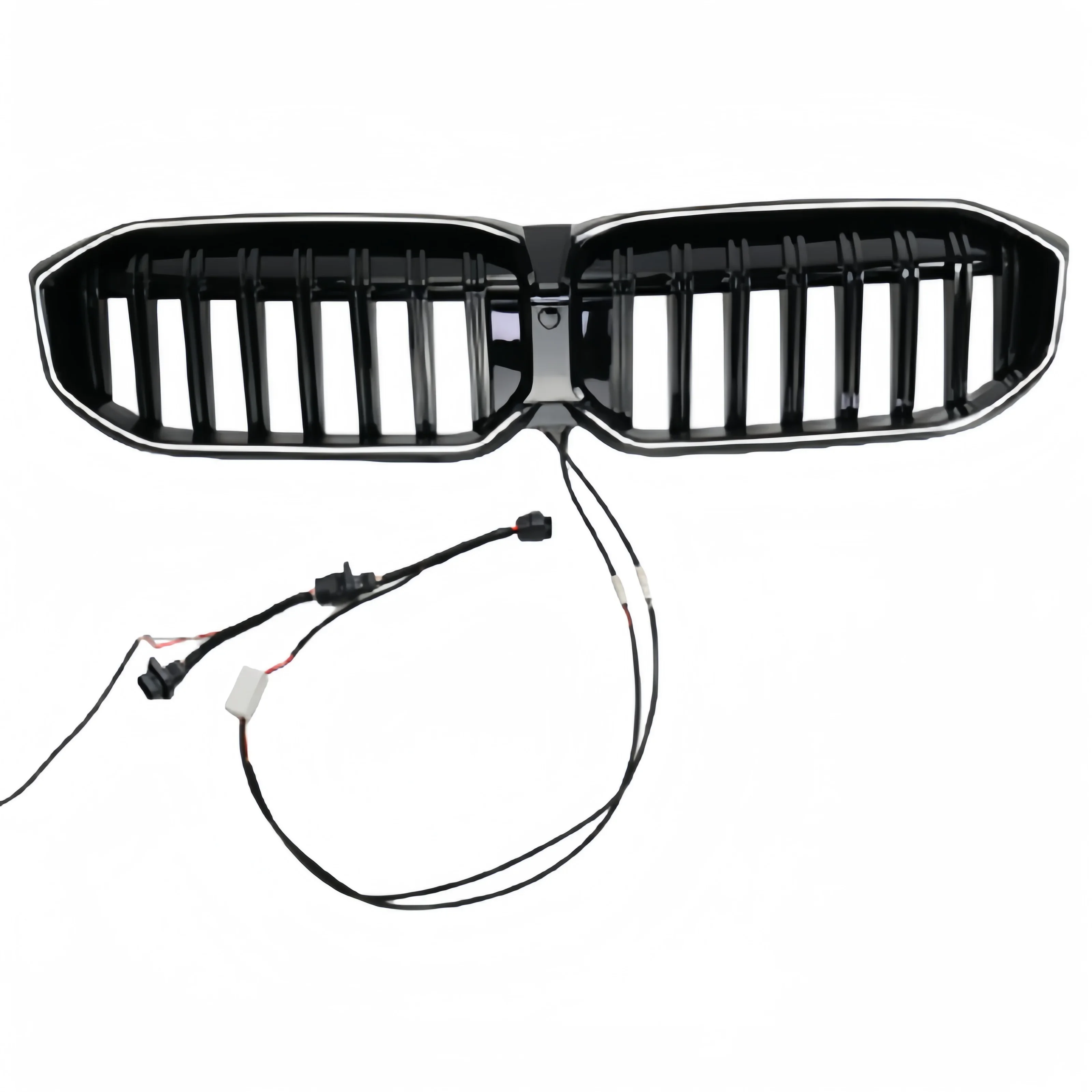 Front Grille Single Line Or Double Line Upgrade Grille With LED Tuning Part Suit For 3 Series G28 2023+ Year