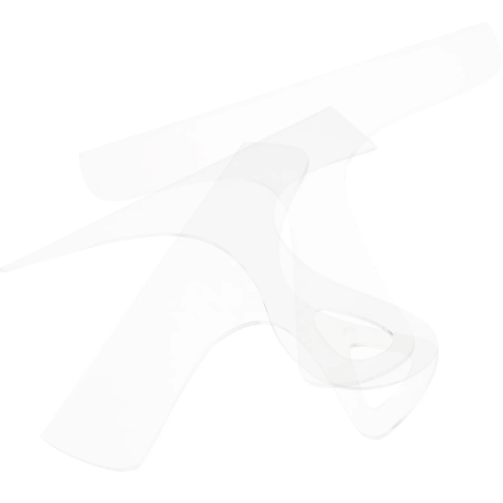 

3pcs Reusable Cutting Handle Templates Acrylic Clear Stencils For Kitchen Chopping Board Tracing Tool Cutting Gadgets