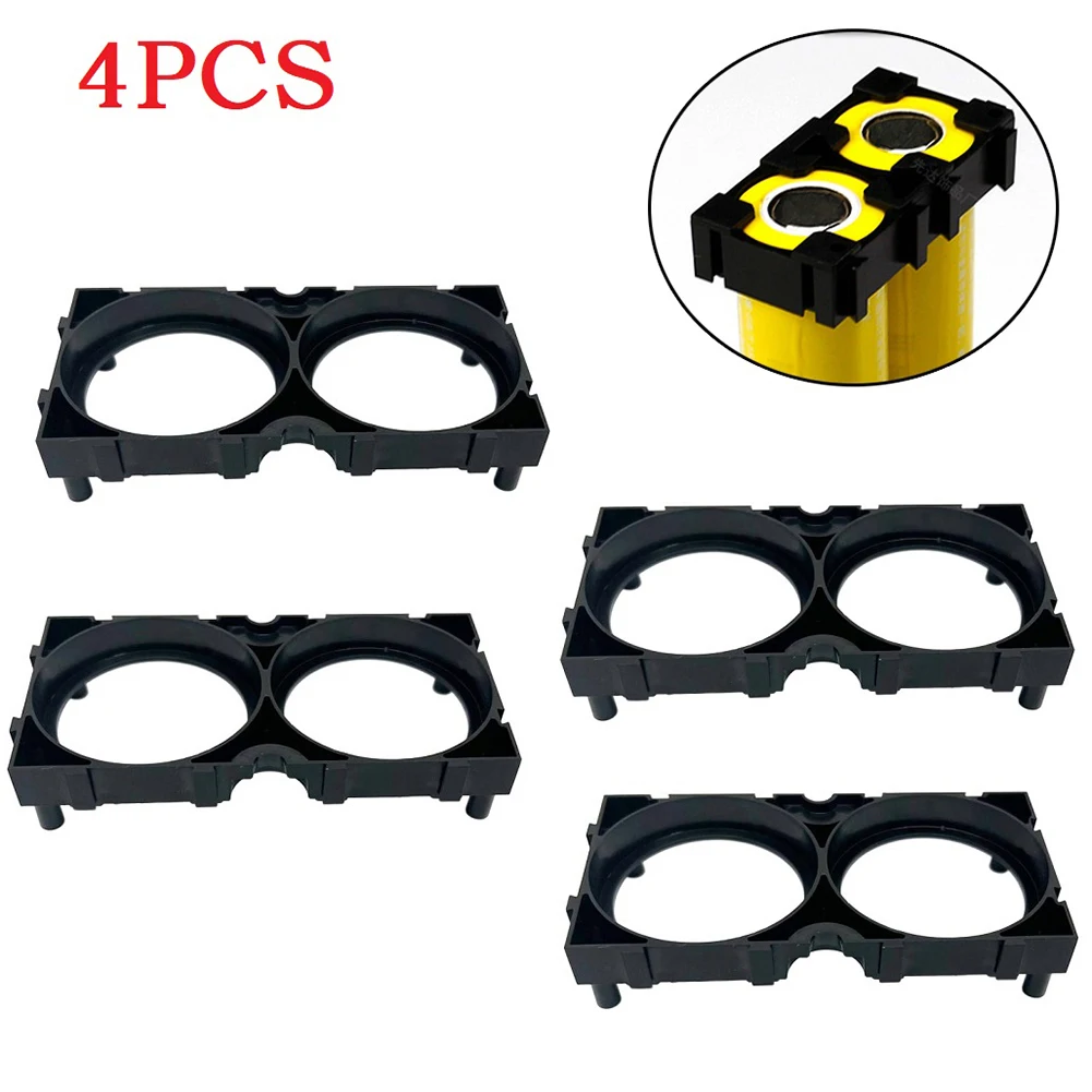 For Holding Battery Packs Battery Holder Power Tools 46.2mm Aperture 4pcs 96.4x48.2mm ABS+PC Material Double DIY Battery Packs