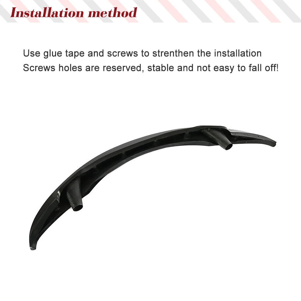 For BMW 3 Series M3 E90 E92 E93 2008-2013 Carbon Fiber Car Front Lip Front Bumper Spoiler Splitter Protector Racing Body Kits - Image 4