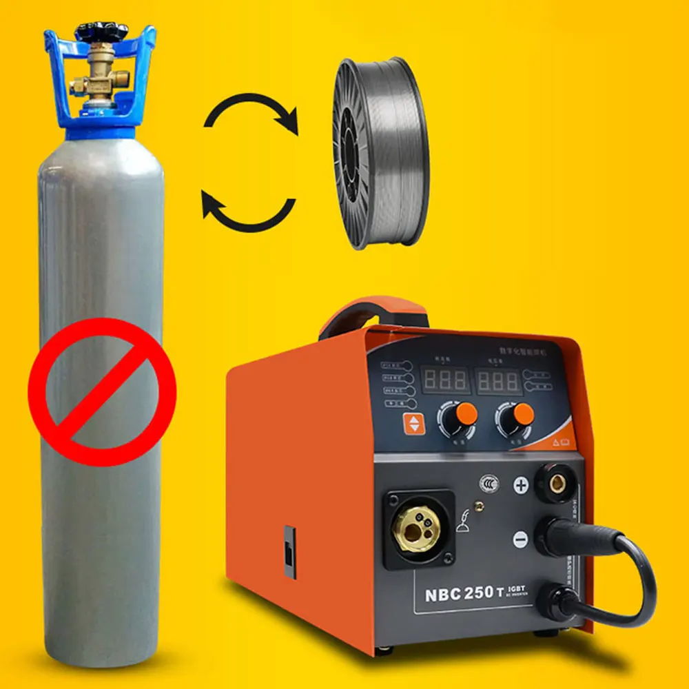 

NBC-250T Electric welder Gas self-shielded welding machine 220v dual use hand soldering Gas shielded welding