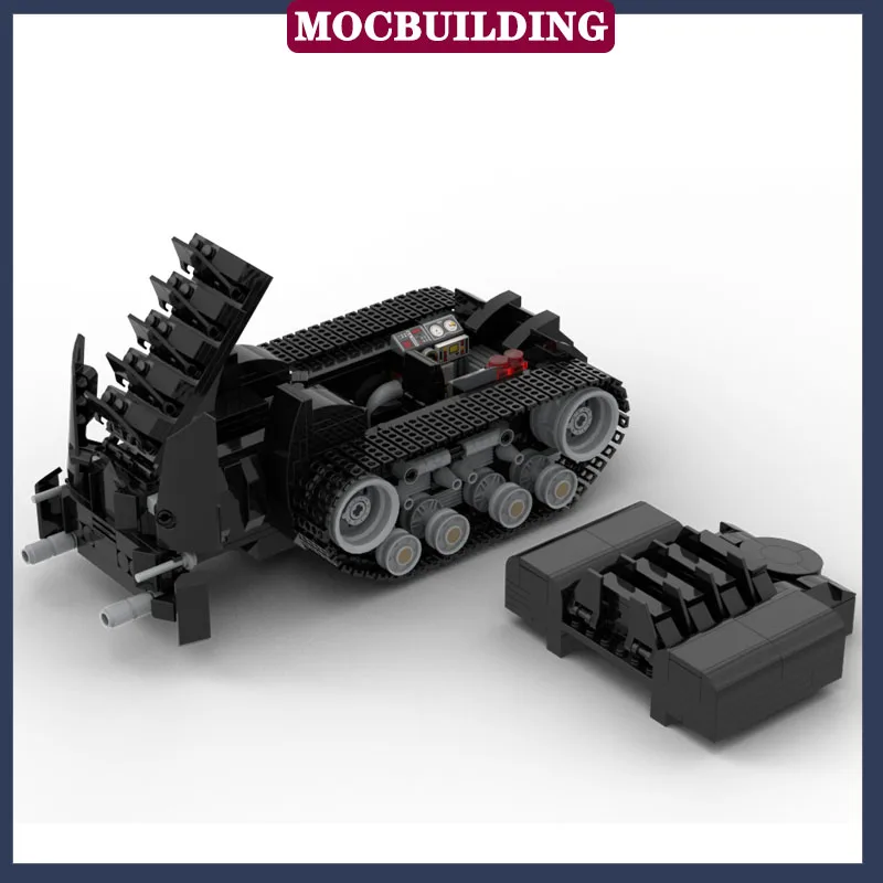 MOC Batmobile Model Building Block UCS Series Tank The Animated Movie Collection Toys Gift