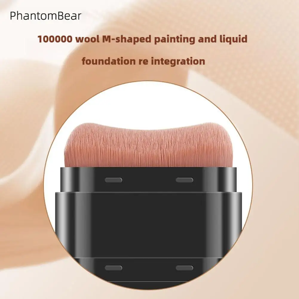 Base de borrador, corrector en barra de alta cobertura con pincel grande 2 en 1, crema BB hidratante resistente al agua, Base de maquillaje coreana