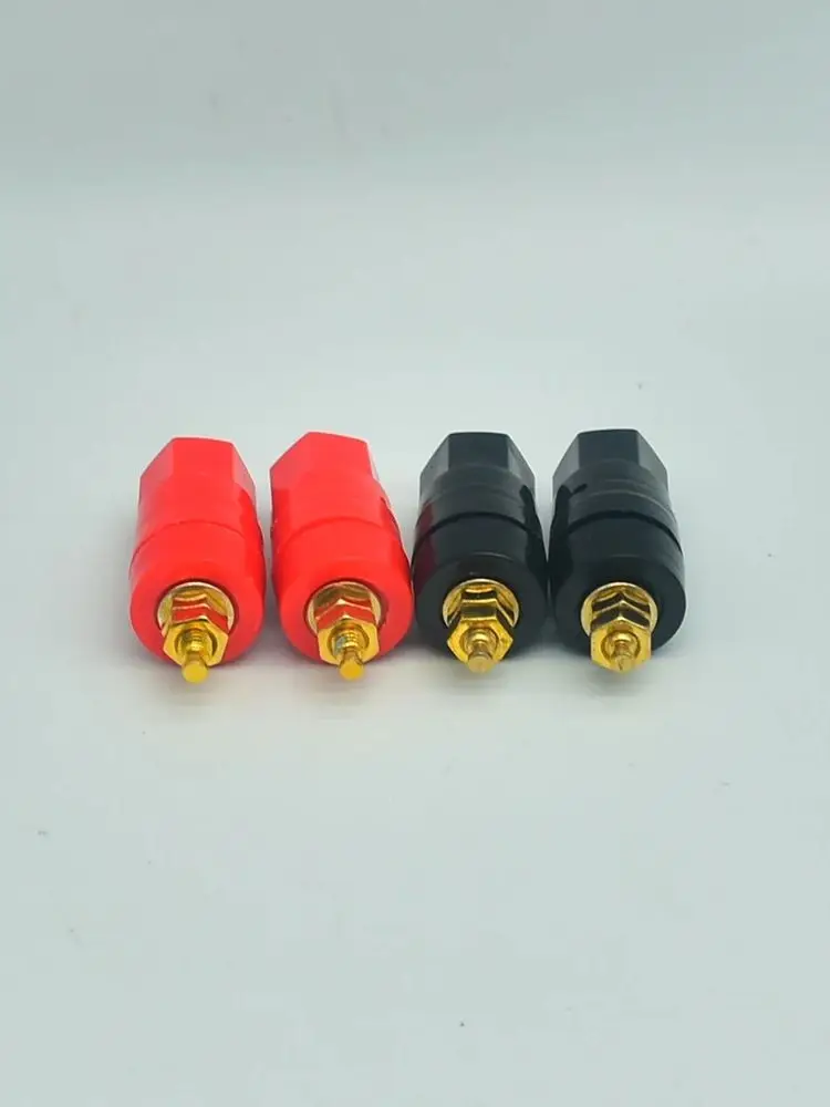 4/10 PCS Banaanstekker Socket Test Probe Audio Speaker Binding Post Terminal Connector Terminals Zwart Rood 4mm Stekkers Jack Adapter - afbeelding 2