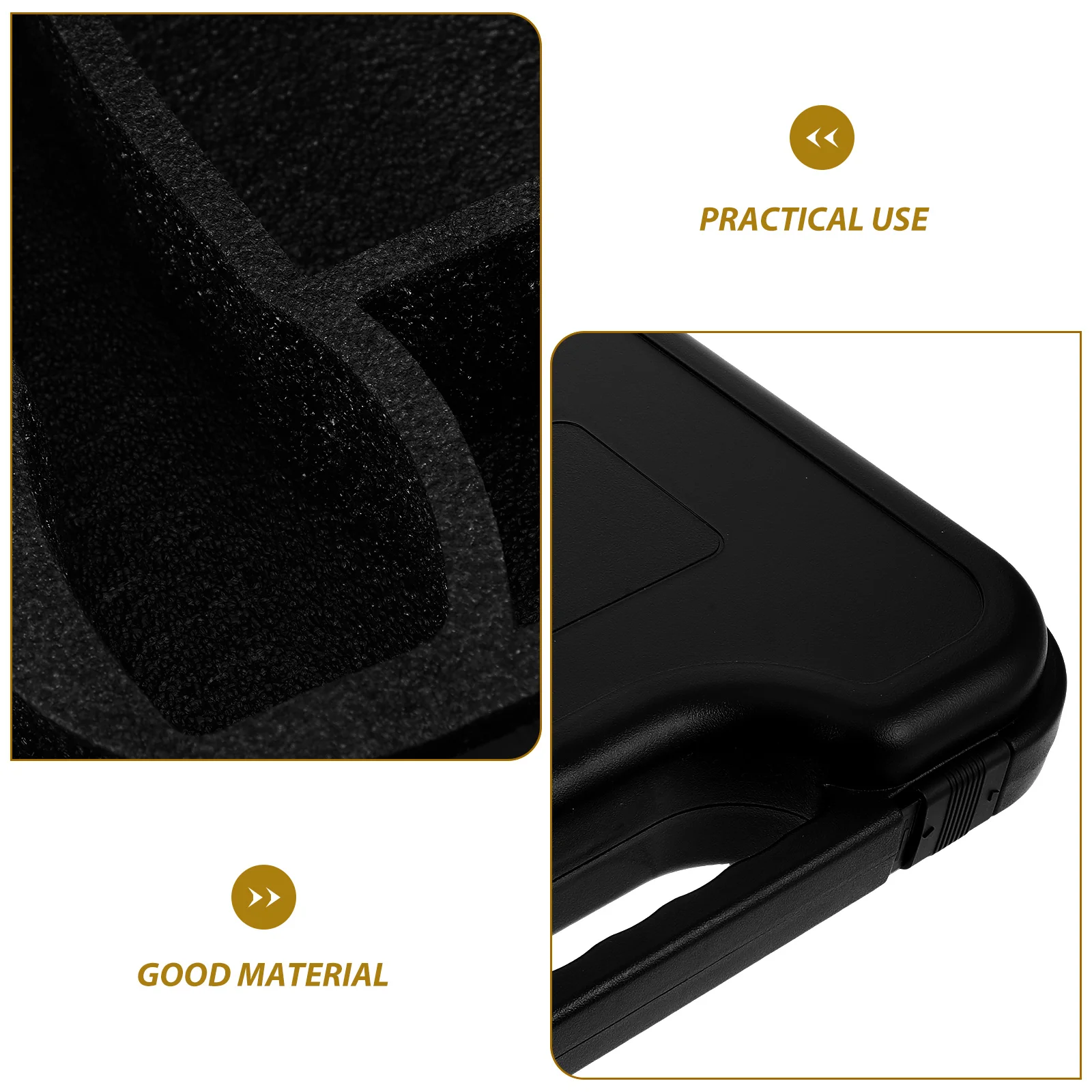 Microphone Storage Box Large Capacity Handheld Carrying Case Durable Waterproof Adjustable Interior Compact EVA Portable