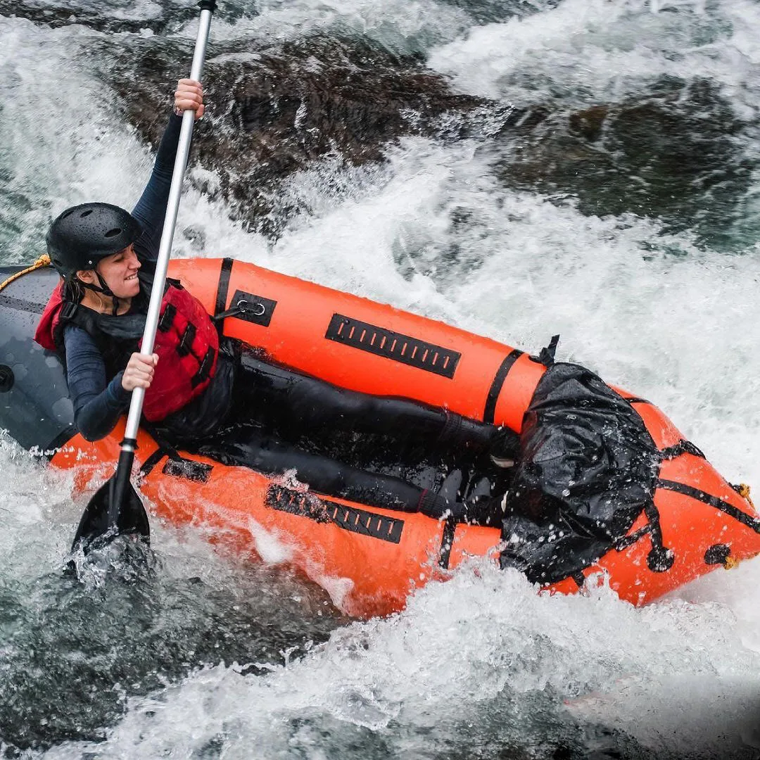 Discount Pack Raft Self Bailing TPU For Packraft Ultralight Packraft Whitewater Inflating Packraft Boat