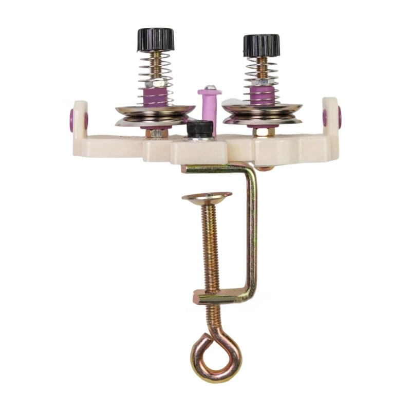 

Double Head Yarn Guide Device Winding Two Thread Together Yarn Winder Accessory