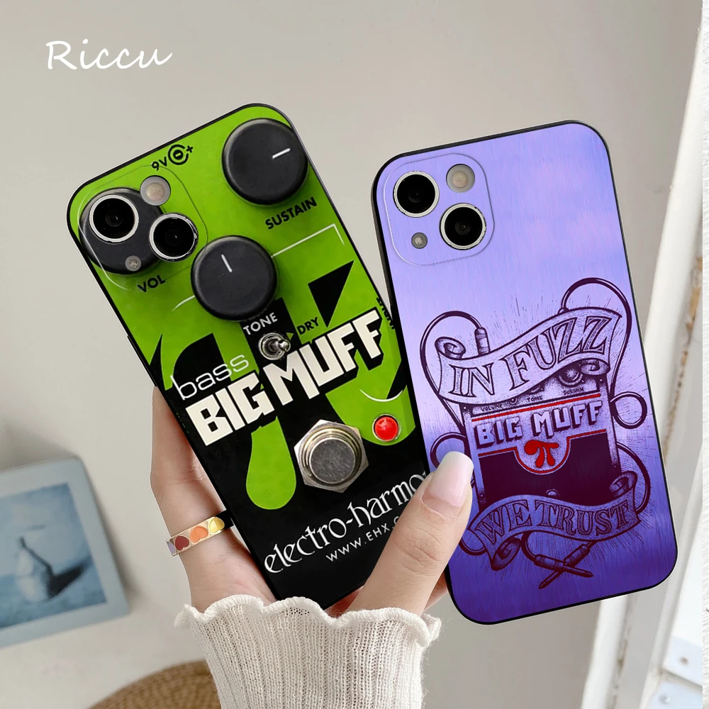 FOR IPhone big muff Phone Case FOR IPhone 15 14 11 12 Pro 8 7 Plus SE X Pro 14MAX 12 13 MINI XS iphone guitar pedal Phone Covers