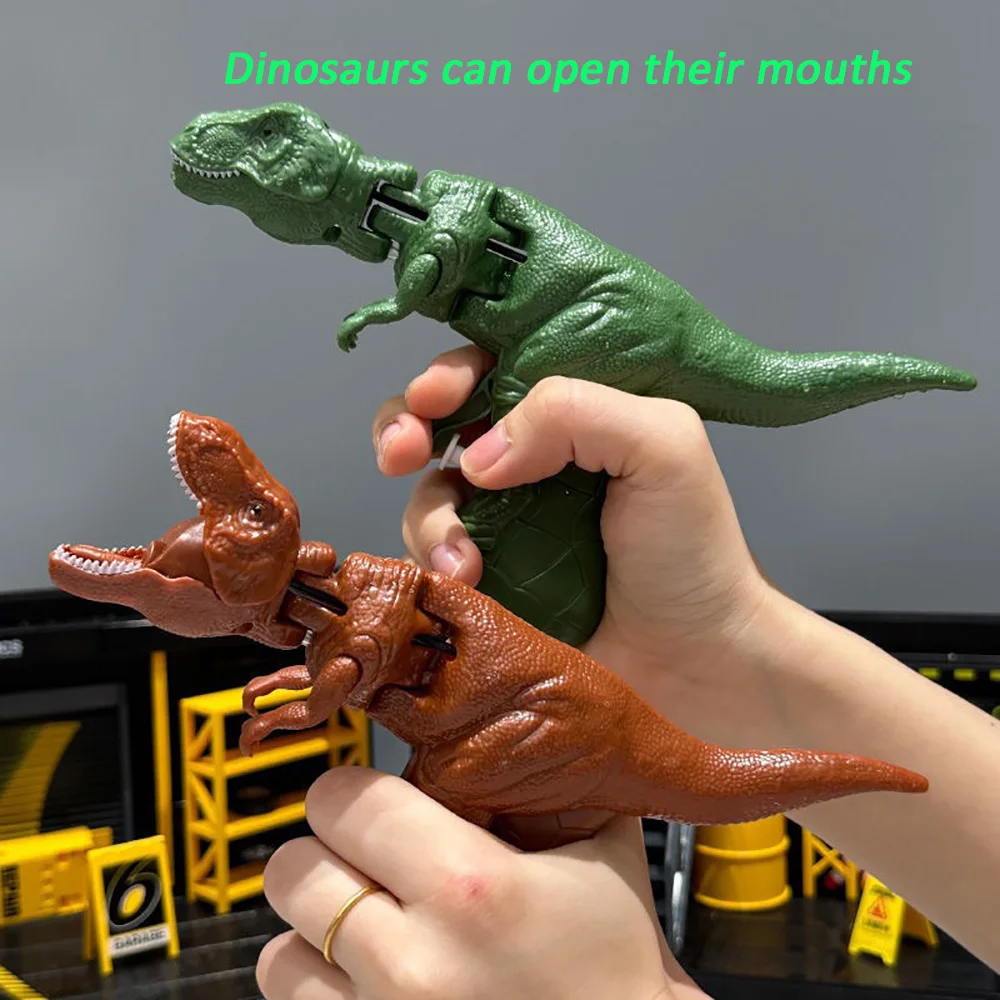 Dinosaur Shake Head Water Gun Toy Dino Spray Shooting Pressing Grip Water Pistol Boys Beach Swimming Pool Toys For Kids Boy Gift