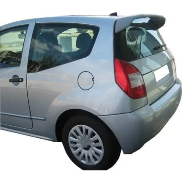 For Citroen C2-Spoiler Fiber Fiberglass Material Rear Roof Spoiler Wing Trunk Lip Car Styling Fully Compatible