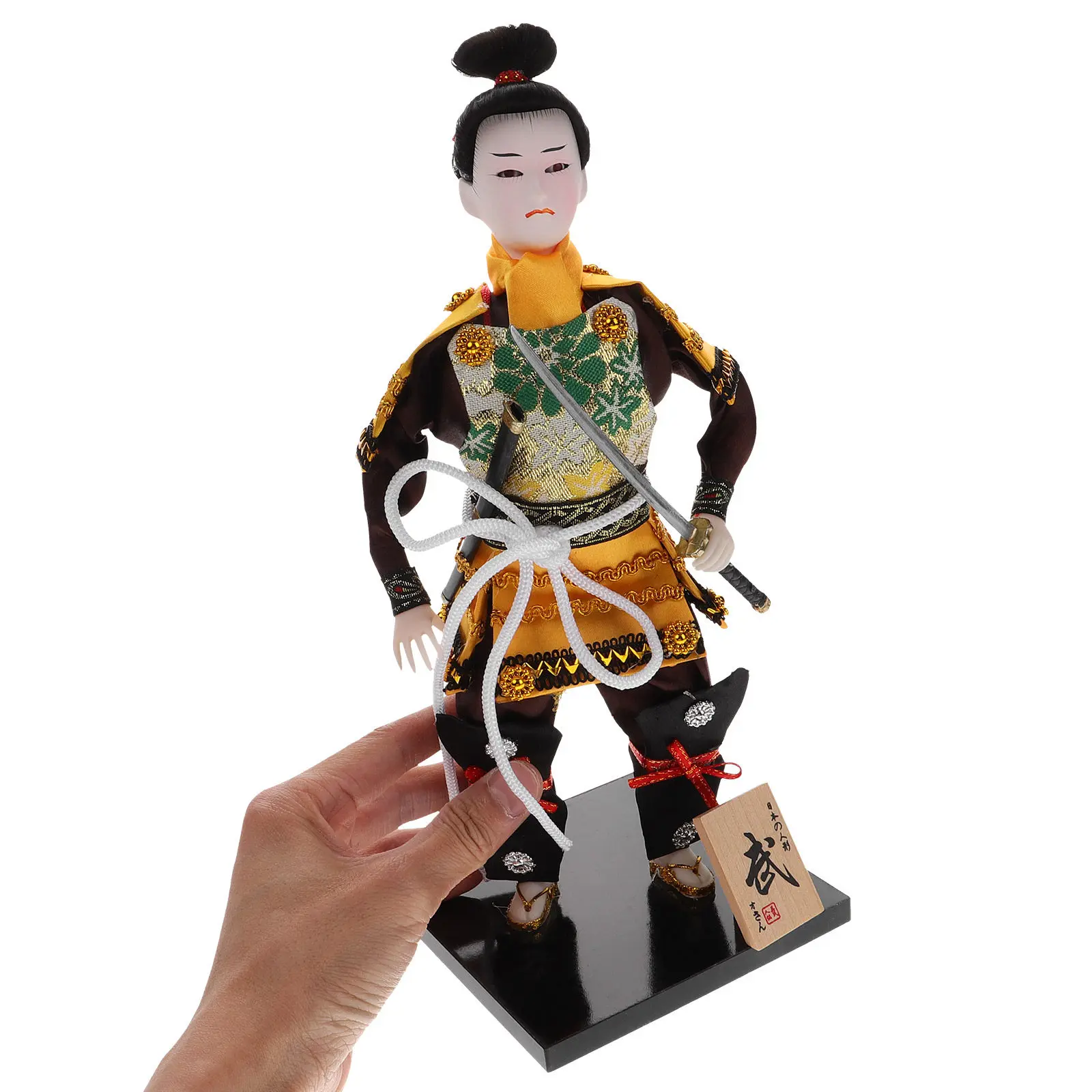 Japanese Samurai Warrior Statue Handcrafted Resin Art Piece for Desk Home Office Living Room Decor Japanese New Year Festival