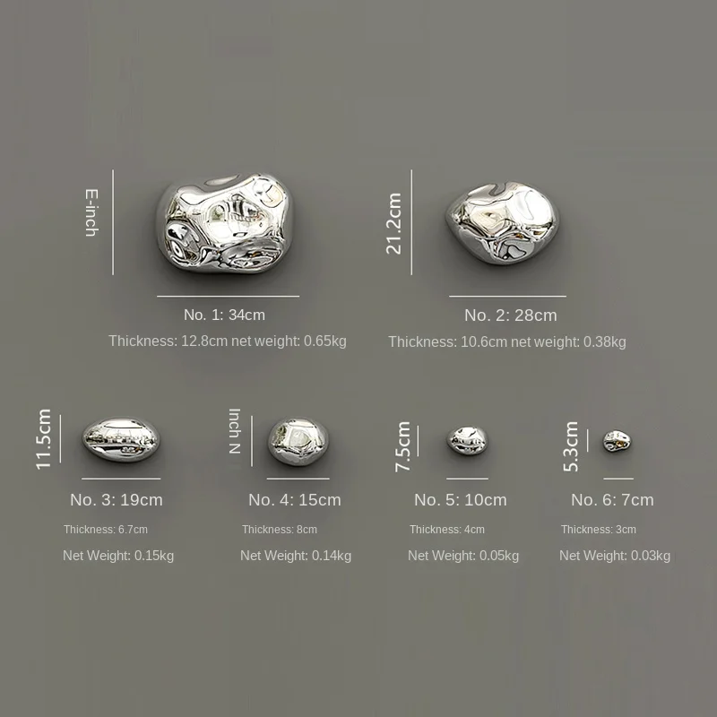 Abstract Three-dimensional Stone Wall Hanging Living Room Decoration Electroplating Simulation Stone Wall Hanging Interior Home