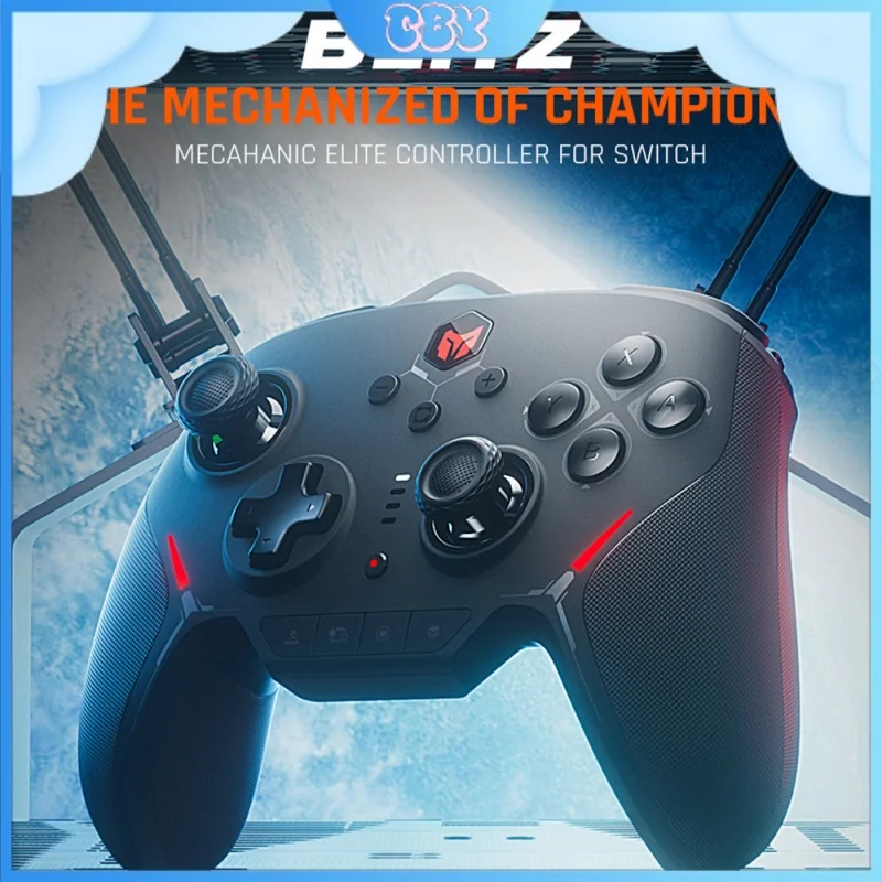 C2 Gamepad totalmente mecánico con cable Bluetooth, modo Dual, giroscopio de 6 ejes, compatible con Pc, teléfono móvil Apple, teléfono móvil Android